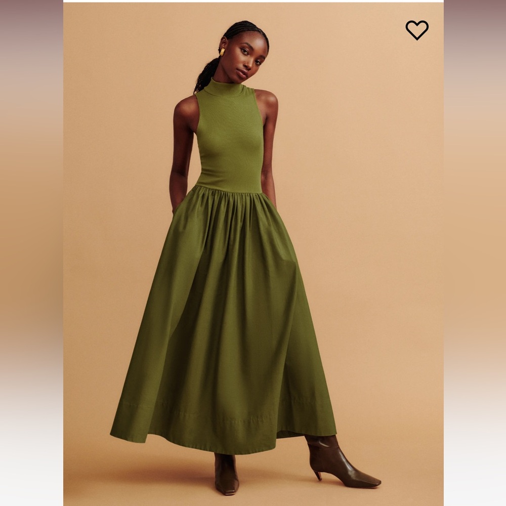 Nwt reformation sai dress pear green xs